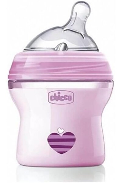 Chicco زجاجة الرضاعة تشيكو ناتشورال فيلينج 0M+150 مل - وردي