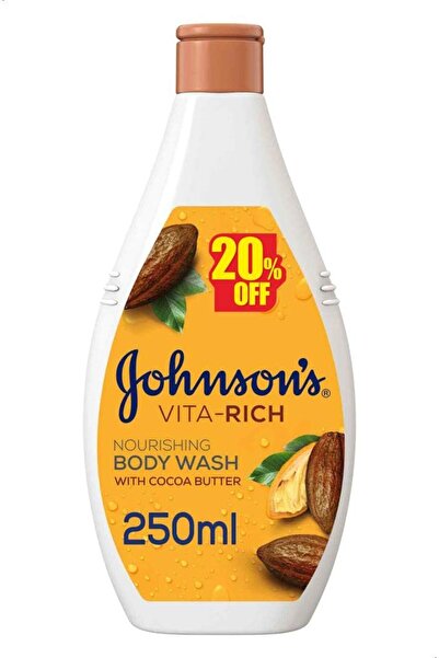 Johnson & Johnson غسول الجسم المغذي فيتا ريتش من جونسون، 250 مل