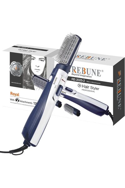 rebune Hair styler, RE-2025-2, with 2 attachments, 1200W