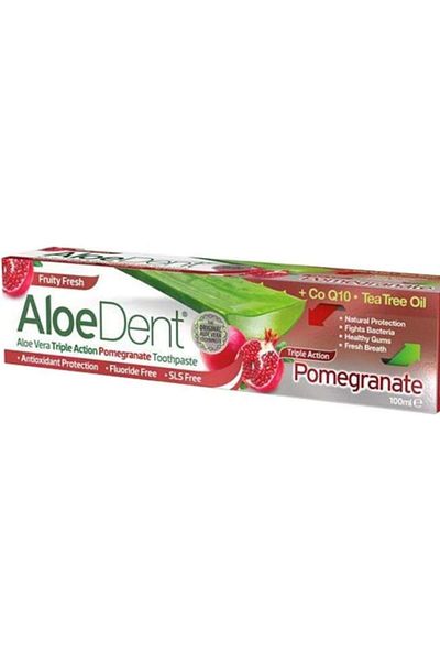 AloeDent Aloe Dent toothpaste with pomegranate