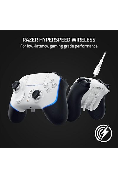 RAZER Wolverine V2 Pro - وحدة تحكم ألعاب لاسلكية احترافية لأجهزة PS5 والكمبيوتر الشخصي (HyperSpeed Wireless