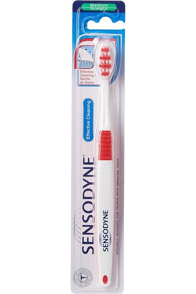 Sensodyne T.b Effective Cleaning (33051) --- Sensodyne Effective Cleaning Medium Toothbrush