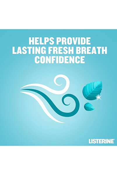Listerine غسول الفم اليومي بنكهة النعناع المنعش، طعم أكثر اعتدالًا، نكهة النعناع، 250 مل
