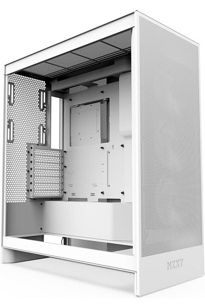 Nzxt H7 Flow 2024 - Mid-Tower ATX Airflow Case - Includes Pre-Installed 3 x 120mm Fans - CM-H72FW-01