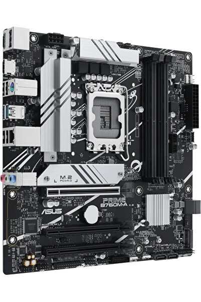 ASUS اللوحة الأم Prime B760M-A-CSM Business Socket Intel LGA 1700 (Intel B760، mATX، ذاكرة DDR5، 2x