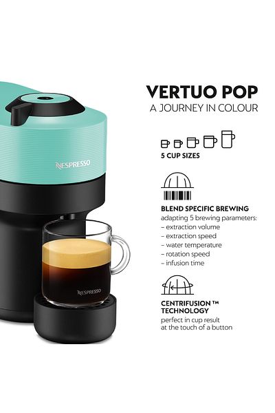 Nespresso 1260W Vertuo Pop Coffee Machine 0.56 L - 2 Years Warranty