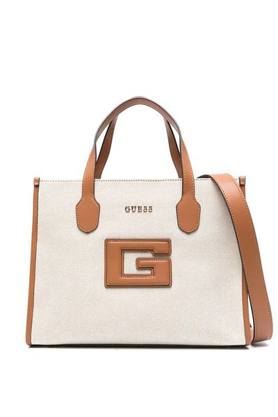 Guess SHOULDER-TASCHE, FÜR DAMEN, BI-COLOR, MIT LOGO, MAGNET-VERSCHLUSS