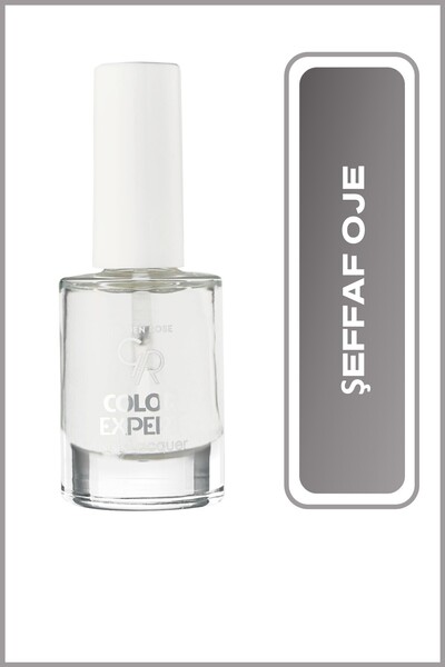 Golden Rose Color Expert Nail Lacquer Clear - Geniş Fırçalı Şeffaf Oje 10.2 ml