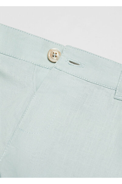 MANGO Woman Pastel Yeşil Erkek Bebek Şort & Bermuda 67094041