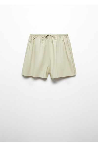 MANGO Woman Women's Khaki Pajama Bottoms 67086015