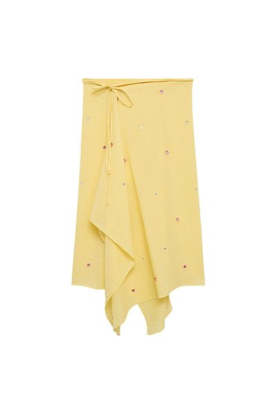 MANGO Pastel Sari Women's Skirt 67099226