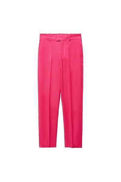 MANGO Woman Γυναικείο φούξια παντελόνι 67997111