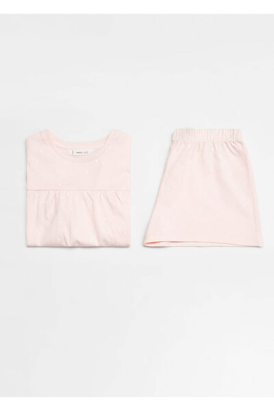 MANGO Woman Kız Çocuk Açık Pembe Pijama Altı 67036326