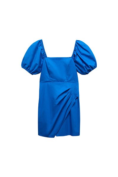 MANGO Woman Rochie de dama albastra 67938644