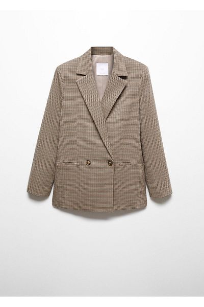 MANGO Women's Blazer Brown -67090462