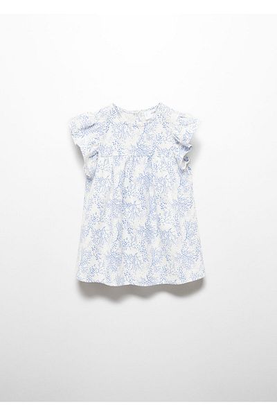 MANGO Bluză albă cireș pentru fetiță 67066027