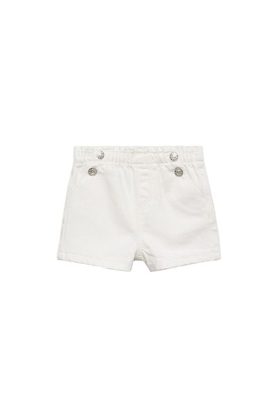 MANGO Woman Pantaloni scurți albi și bermude pentru fetiță 67037914