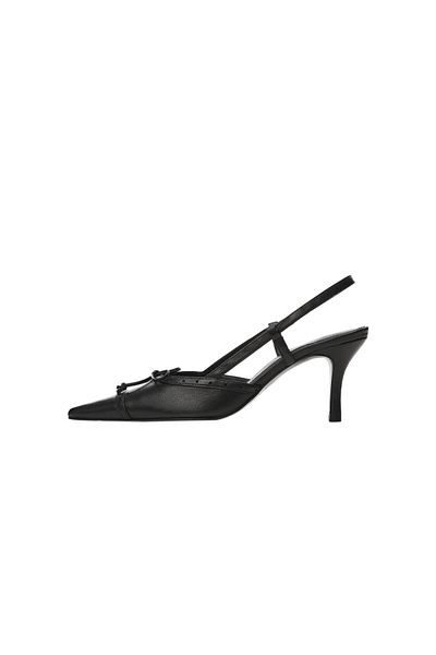 MANGO Czarne damskie klasyczne buty 67040446