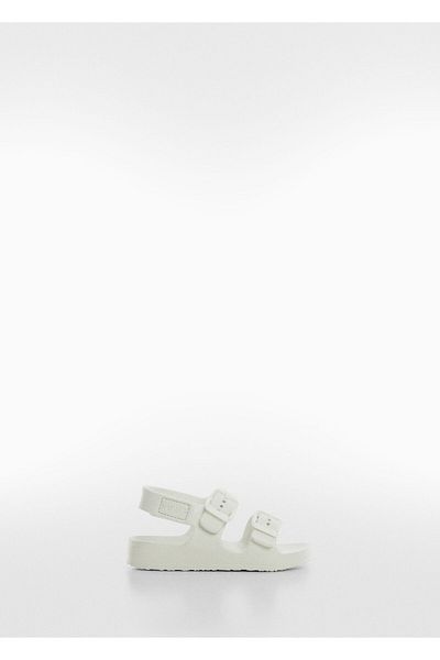 MANGO Weiße Baby-Hausschuhe für Mädchen 67047696