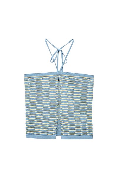 MANGO Woman Blue Women's Bustier 67079227