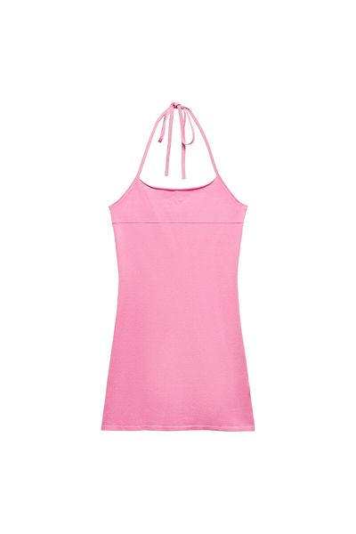 MANGO Woman Ροζ Γυναικείο Φόρεμα 67079604