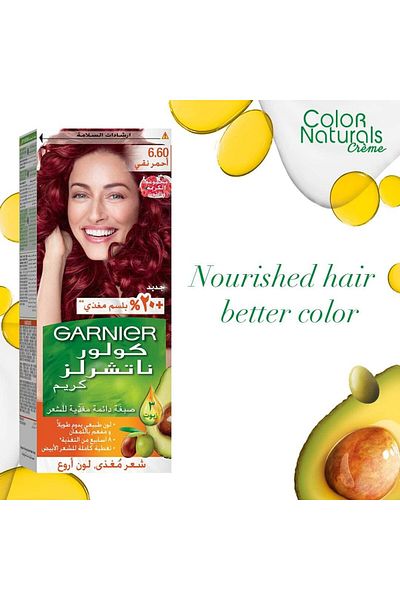 Garnier Color Naturals 6.60 Fiery Pure Red