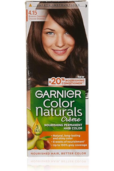 Garnier صبغة شعر كولور ناتشورالز 4.15 براوني شوكولاتة، 112 مل