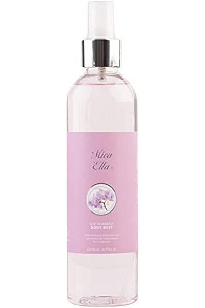 ALKHURAIJI Mica Ella Body Mist Cotton Candy 250ml (0907) --- ميكا ايلا بخاخ معطر للجسم شعر البنات 250مل