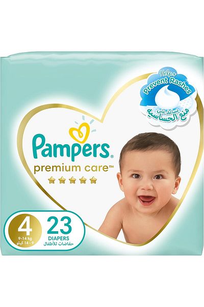 Pampers PREM/CRE NO 4(8-14 KG) 23PC