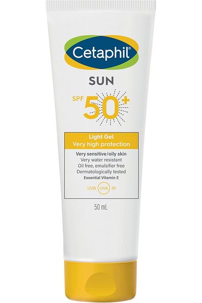 Cetaphil - جل واقي من الشمس SPF50 خفيف - 50 مل