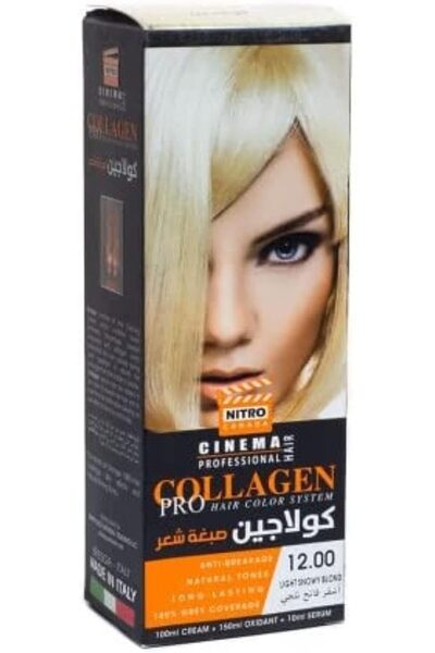 NITRO CANADA صبغة شعر كولاجين برو، 12.00 أشقر ثلجي فاتح