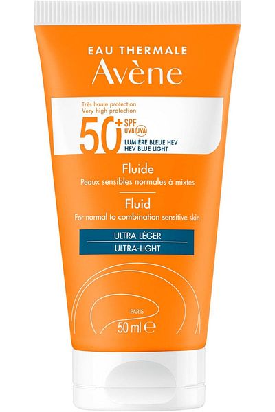 Avene كريم فلويد 3 Second Absorption فائق الخفة بعامل حماية من الشمس 50، 50 مل