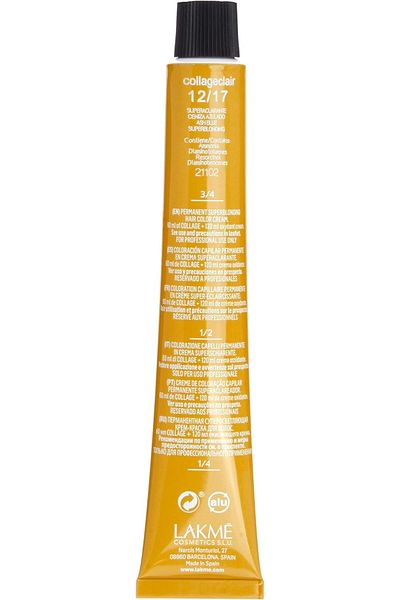 Lakme LAKMÉ Collage Clair 12/17 Super Blonding Color Creme 1 2 60ml [28811]