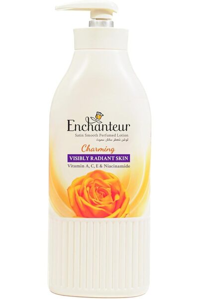 ENCHANTEUR غسول ساتان ناعم - غسول ساحر مع الصبار وزبدة الزيتون لبشرة ناعمة كا...