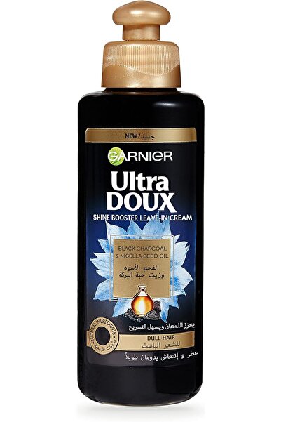 Garnier Ultra Doux Black Charcoal and Nigella Seed Oil Shine Booster Leave-in...