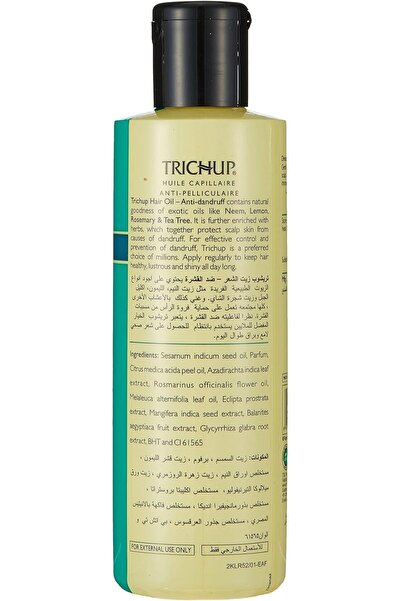 Trichup Hair Oil -anti Dandruff 200ml (007584) --- تريشوب زيت الشعر ضد القشرة 200 مل