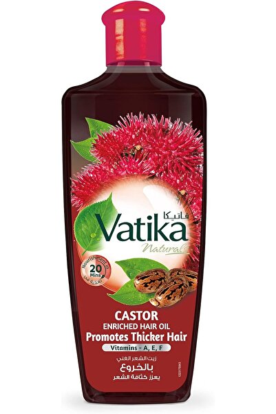 Vatika Naturals Vatika Hair Oil 300ml Castore Oil -(719871) --- فاتيكا زيت ال...
