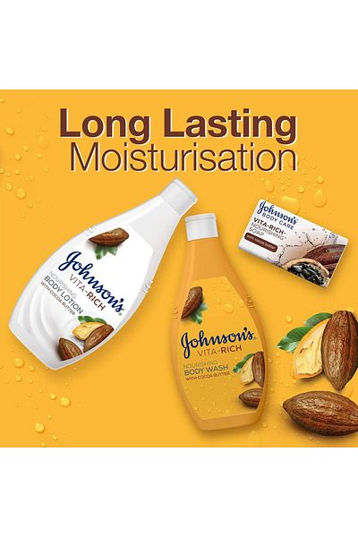 Johnson & Johnson Johnson Body Lotion 250ml With Cocoa Butter (96135) --- جونسون لوشن للجسم 250مل مع زبدة الكاكاو