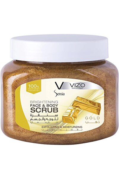 Vizo مقشر الوجه والجسم الذهبي 500 مل