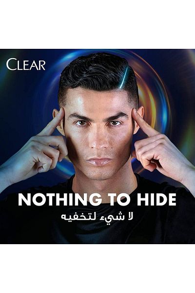 Clear men's legend by cr7 shampoo, 400 ml