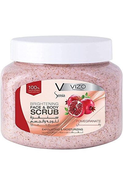 Vizo Face Body Scrub 500ml Pomegrante (7198) --- فيزو صنفرة 500مل رمان