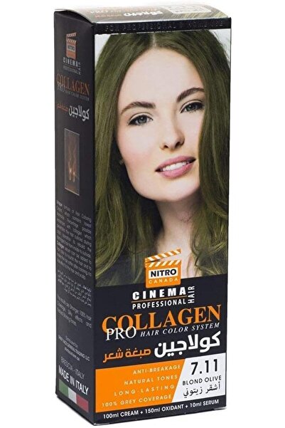 NITRO CANADA صبغة شعر كولاجين برو، 7.11 أشقر زيتوني