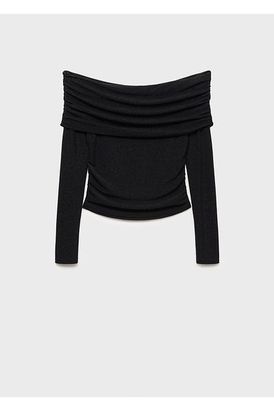 MANGO Woman Women's Black Bustier 77028267