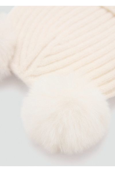 MANGO Woman Baby Girl Natural Hat 77065989