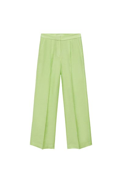 MANGO Woman Pantaloni de damă Lime 67049234