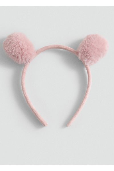 MANGO Woman Girl's Pale Pink Hair Band 77024051
