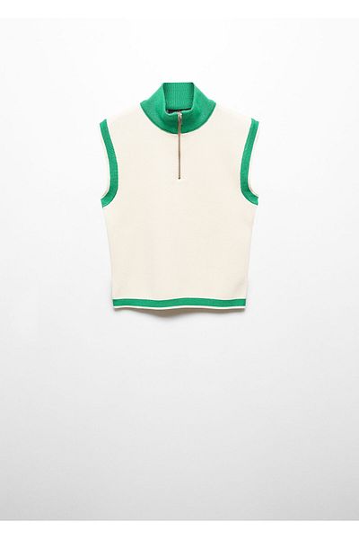 MANGO Woman Bustieră pentru femei Sand 67027143