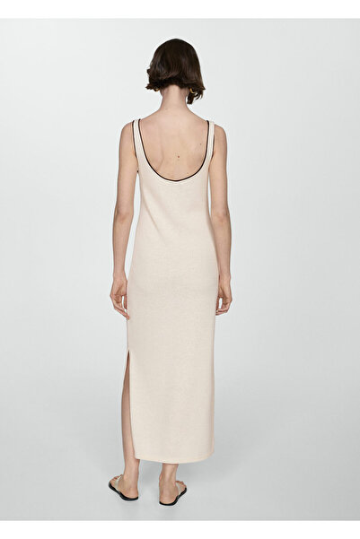 MANGO Woman Natürliches Damenkleid 67968648