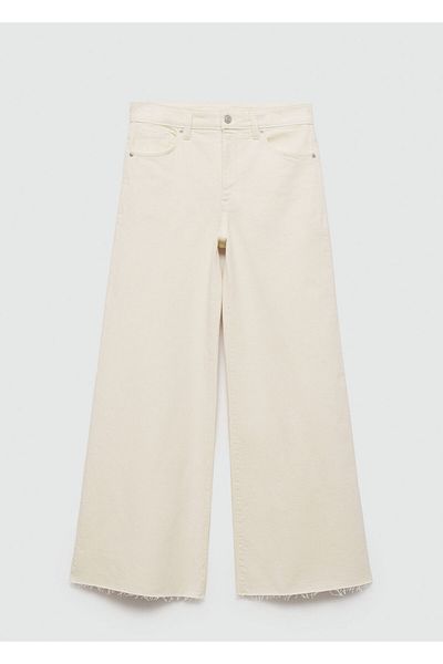 MANGO Woman Γυναικεία τζιν Sand 77160586