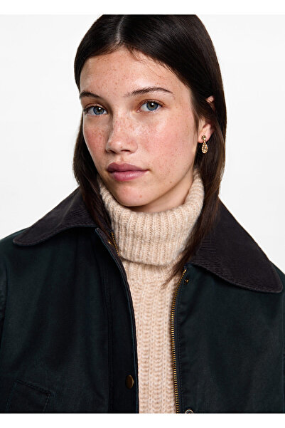 MANGO Woman Kız Çocuk Lacivert Kaban 77065630